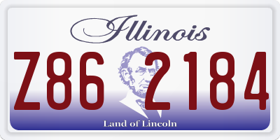 IL license plate Z862184