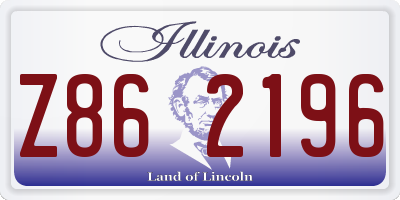 IL license plate Z862196