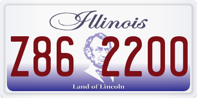 IL license plate Z862200