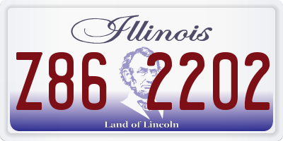 IL license plate Z862202