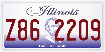 IL license plate Z862209