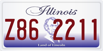 IL license plate Z862211