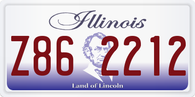 IL license plate Z862212
