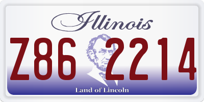 IL license plate Z862214