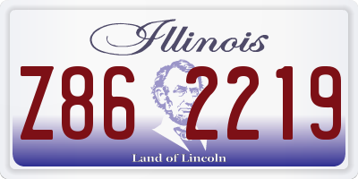 IL license plate Z862219
