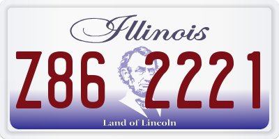 IL license plate Z862221