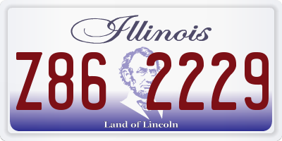 IL license plate Z862229