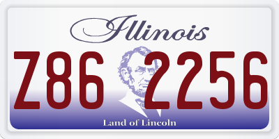IL license plate Z862256