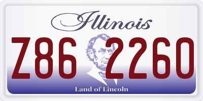 IL license plate Z862260