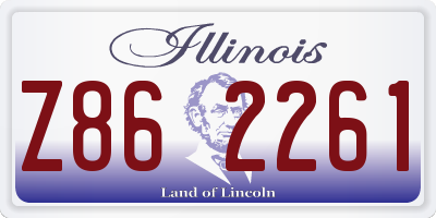 IL license plate Z862261