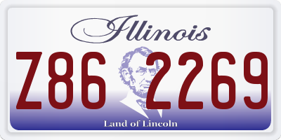 IL license plate Z862269