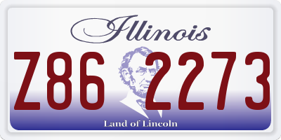 IL license plate Z862273