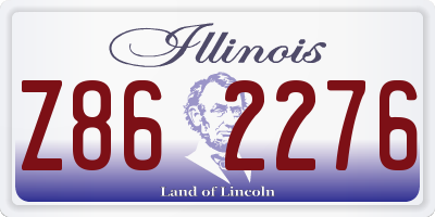 IL license plate Z862276