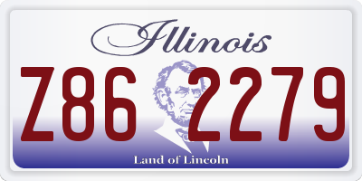 IL license plate Z862279