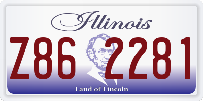 IL license plate Z862281