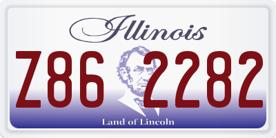 IL license plate Z862282