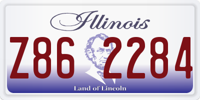 IL license plate Z862284
