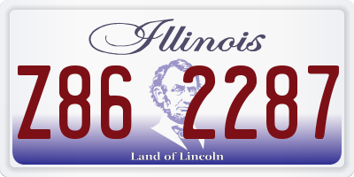 IL license plate Z862287
