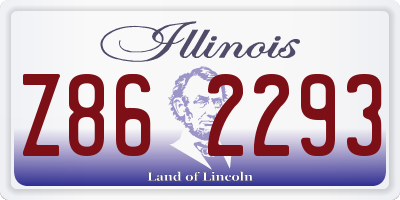 IL license plate Z862293