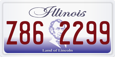 IL license plate Z862299