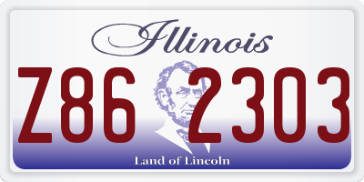 IL license plate Z862303