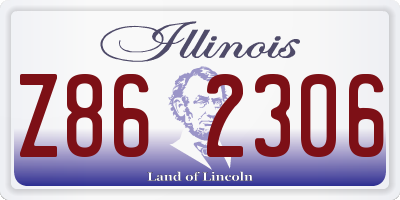 IL license plate Z862306