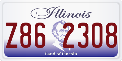 IL license plate Z862308