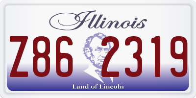 IL license plate Z862319