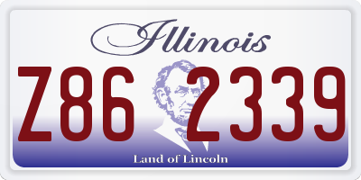 IL license plate Z862339