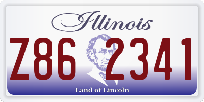 IL license plate Z862341