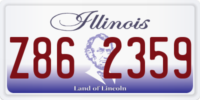 IL license plate Z862359