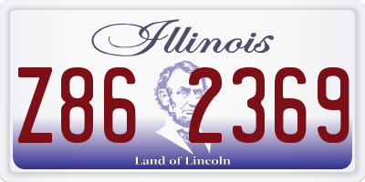 IL license plate Z862369