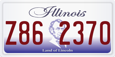 IL license plate Z862370