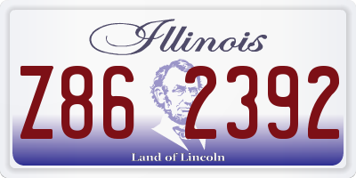 IL license plate Z862392