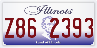 IL license plate Z862393