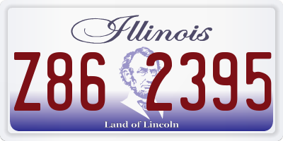 IL license plate Z862395