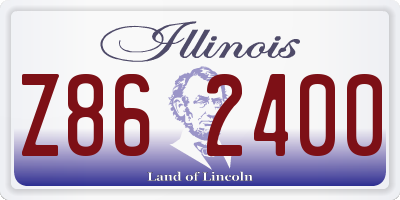 IL license plate Z862400
