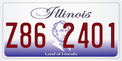 IL license plate Z862401