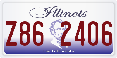 IL license plate Z862406