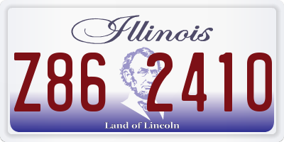 IL license plate Z862410