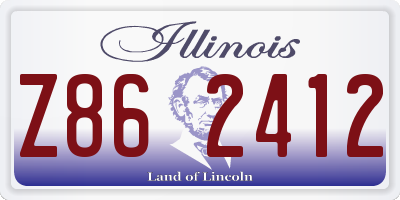 IL license plate Z862412