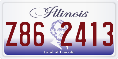 IL license plate Z862413