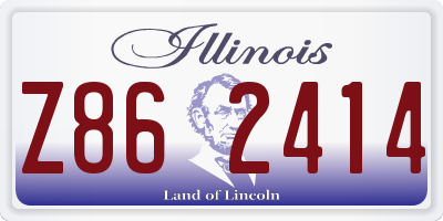 IL license plate Z862414