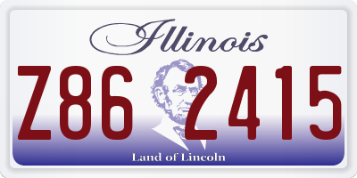 IL license plate Z862415