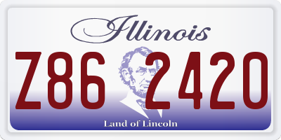 IL license plate Z862420