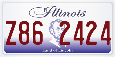 IL license plate Z862424