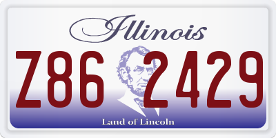 IL license plate Z862429