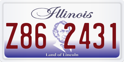 IL license plate Z862431