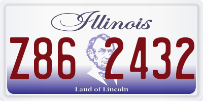 IL license plate Z862432