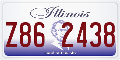 IL license plate Z862438